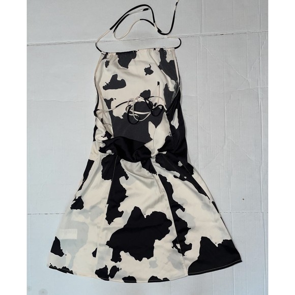 Urban Outfitters Cow print silky Halter Dress SM - Picture 12 of 12